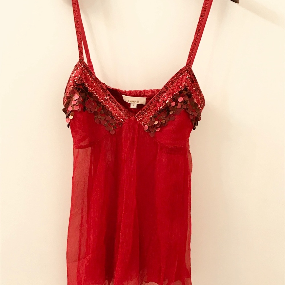 🌟sale⚡️Pinko authentic Italian design sequin top
